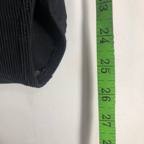 Women’s Black/Blue/Zippered Swimsuit. Size 10 - Picture 3 of 4